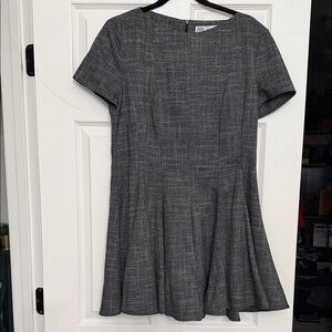 Zara Chic Black and Gray Mini Dress